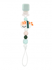 Ebi Sushi Silicone Pacifier Clip